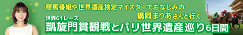 競馬G1レース凱旋門賞とパリ世界遺産巡り6日間