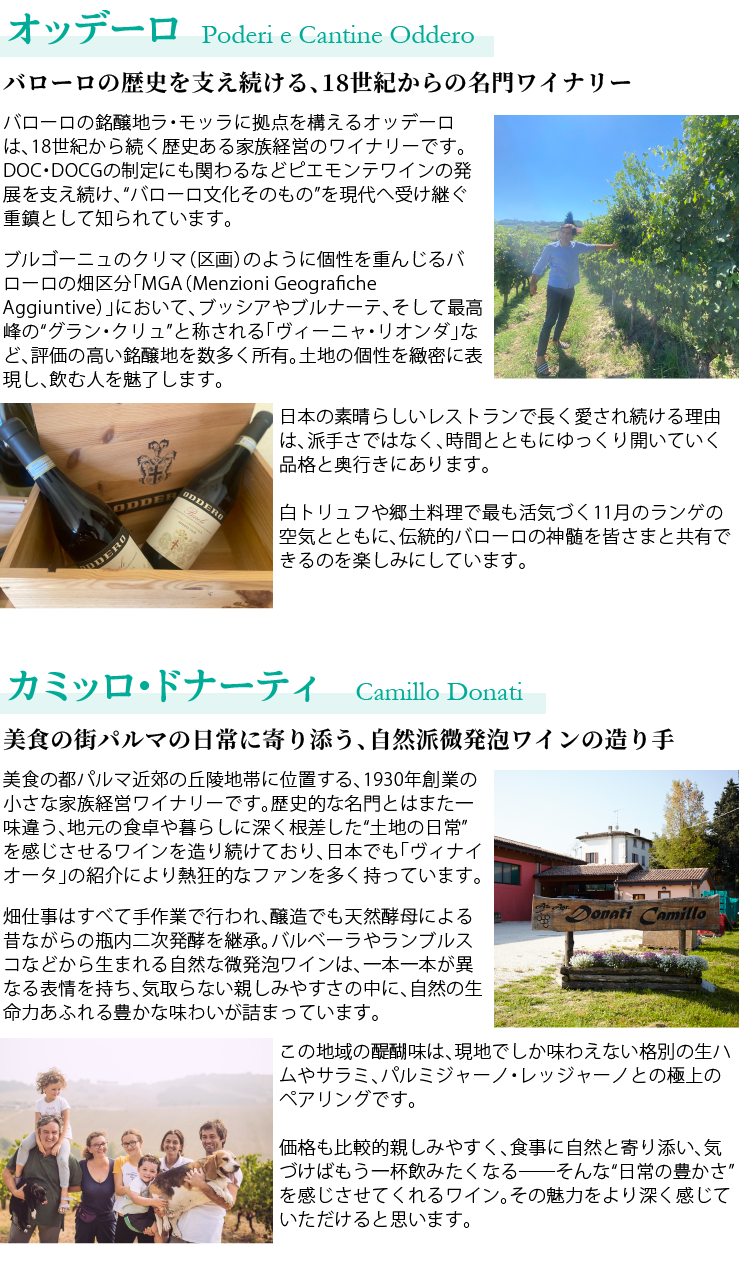 訪問予定ワイナリー